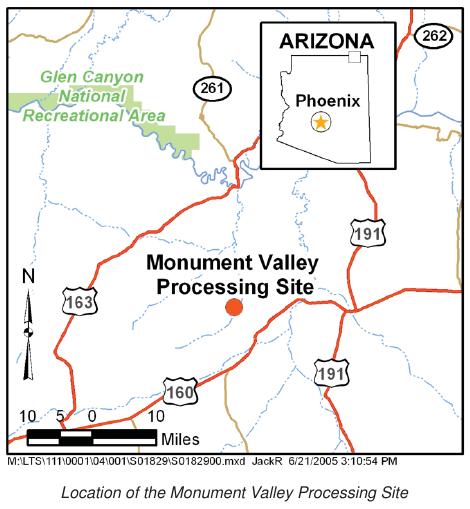 EEOICPA Covered Facilities Uranium Mill In Monument Valley Stephens 